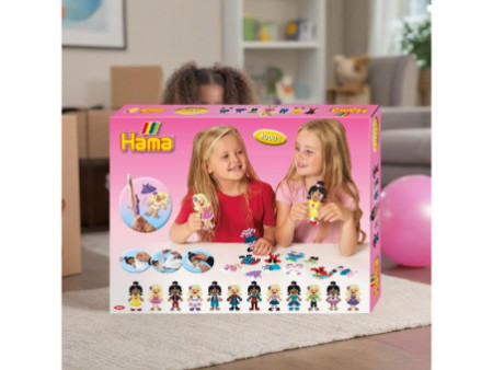 hama Perles à repasser midi 'Poupée à habiller', coffret