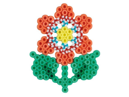 hama Perles à repasser midi 'Perles à rayures - Fleur'