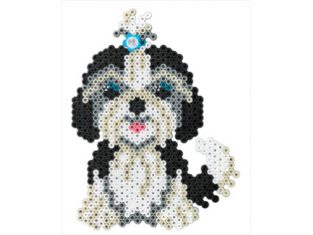 HAMA Perles à repasser midi 'Les copains chiens', coffret