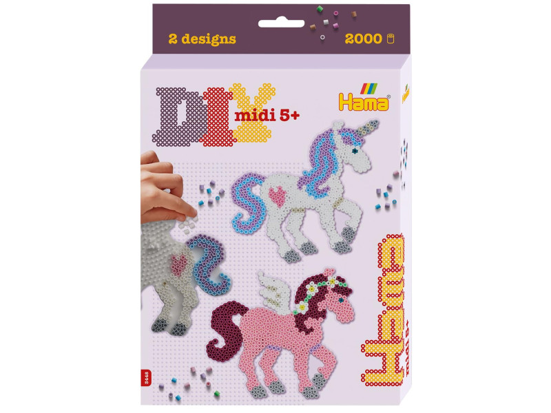 HAMA Perles à repasser midi 'Chevaux imaginaires', coffret
