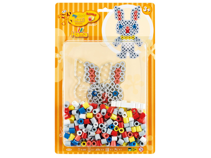 HAMA Perles à repasser maxi 'Lapin', sous blister