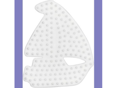 Hama Plaque pour perles midi 'Voilier', blanc
