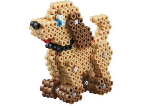 Hama Perles à repasser midi 3D 'Chien & chat', boîte cadeau