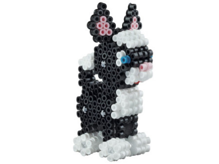 Hama Perles à repasser midi 3D 'Chien & chat', boîte cadeau