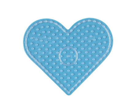Hama Plaques pour perles à repasser 'Coeur, étoile', blister