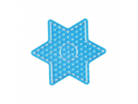 Hama Plaques pour perles à repasser 'Coeur, étoile', blister