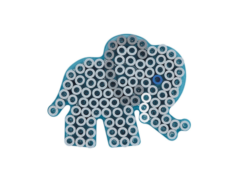 Hama Plaque pour perles à repasser 'Eléphant', transparent