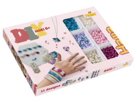 Hama Perles à repasser midi 'Boîte créative II', coffret
