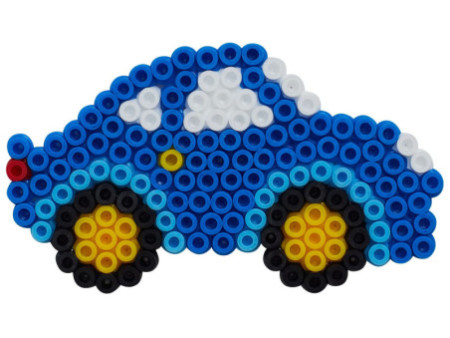 Hama Perles à repasser midi 'Voiture/dinosaure', en blister