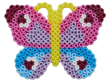Hama Perles à repasser midi 'Papillon/petite fleur', blister
