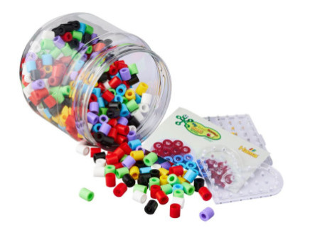 Hama Perles à repasser maxi, dans un pot en plastique