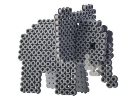 Hama Perles à repasser midi 'Safari', coffret cadeau, 3D