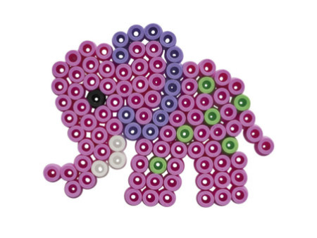 Hama Perles à repasser maxi + plaque 'Éléphant', boîte