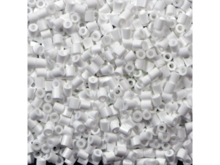 Hama Perles à repasser Bio midi, sachet, blanc
