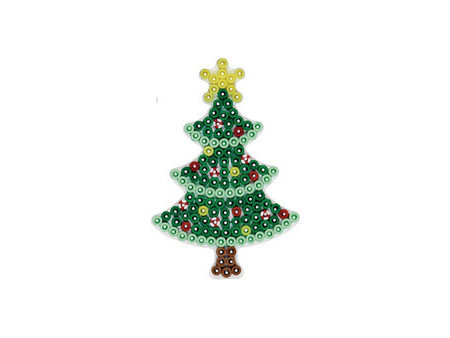 Hama Plaque pour perles midi 'Sapin de Noël', petit, vert