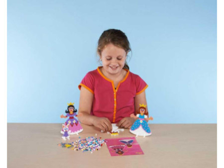 HAMA Perles à repasser midi, sachet de 3.000, rouge