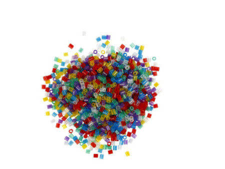 HAMA Perles à repasser 'Mix Glitter', sachet de 6.000
