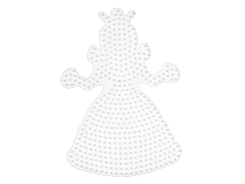 HAMA Plaque pour perles midi 'princesse, reine', blanc