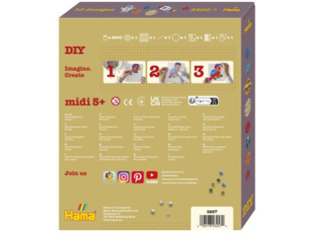 Hama Perles à repasser midi 'Mobile spatial', coffret cadeau