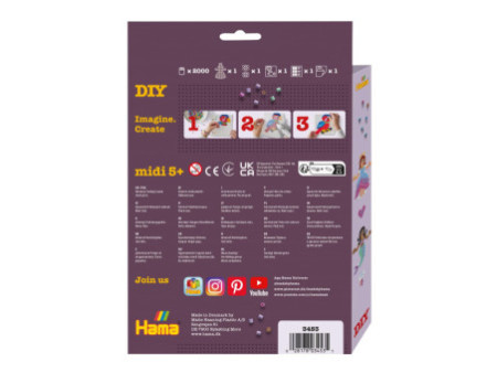 Hama Perles à repasser midi 'Princesse & sirène', coffret