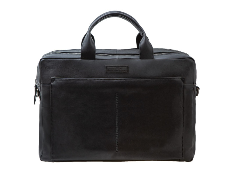 PRIDE&SOUL Sac pour laptop NOMAD Business, cuir, noir
