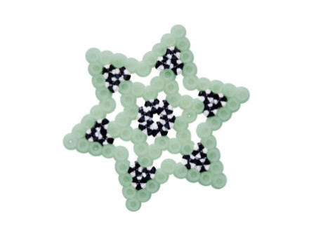 Hama Perles à repasser midi 'Étoile lumineuse', blister