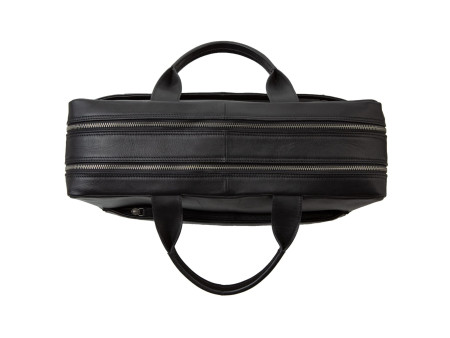 PRIDE&SOUL Sac pour laptop NOMAD Business, cuir, noir