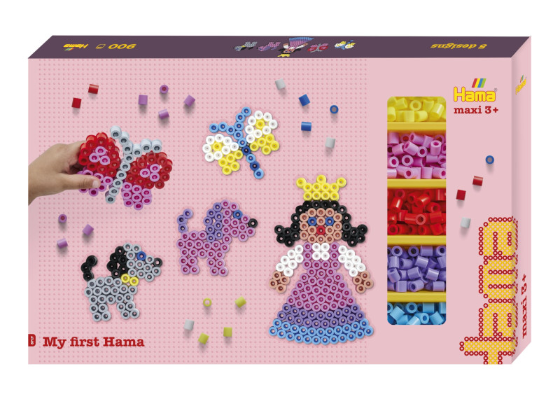 Hama Perles à repasser maxi 'Princesse & Co', coffret cadeau