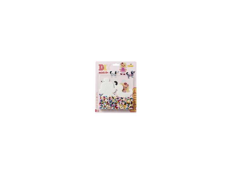 Hama Perles à repasser midi, assorti en 3 motifs, présentoir