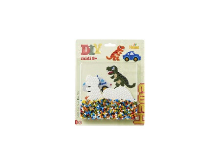 Hama Perles à repasser midi, assorti en 3 motifs, présentoir