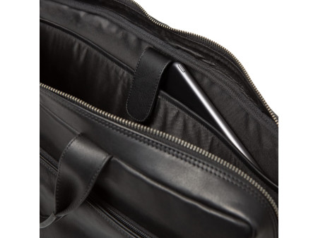 PRIDE&SOUL Sac pour laptop MOVER, cuir, noir