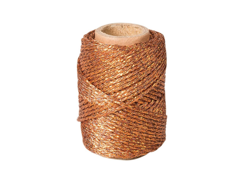 KNORR prandell Cordon déco métallique, 20 m, cuivre