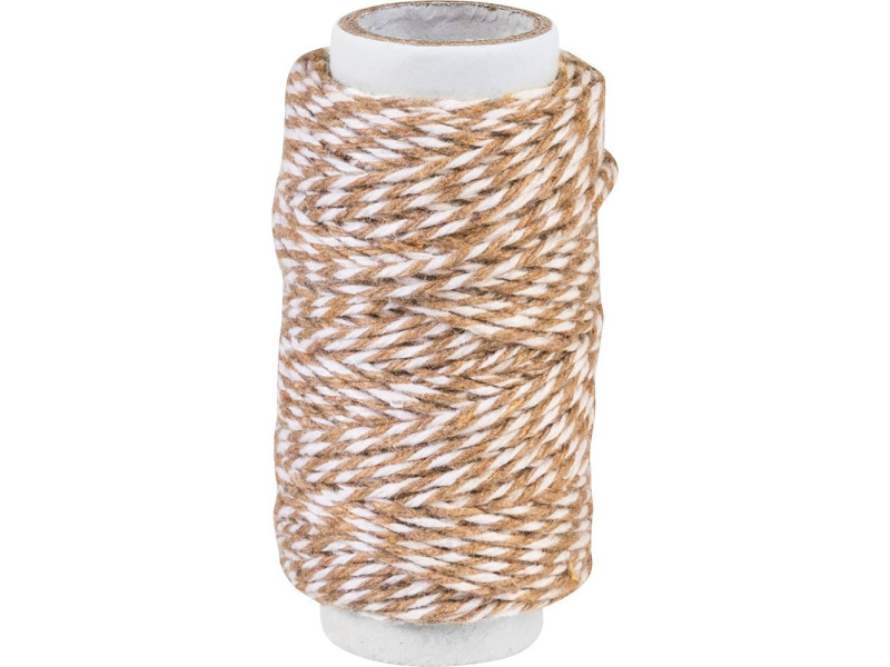 KNORR prandell Ficelle déco / Cordon déco, 20 m, brun