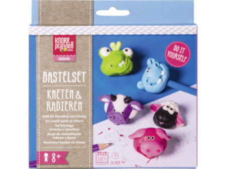 KNORR prandell Kit créatif Modeler & gommer, Funny Animals