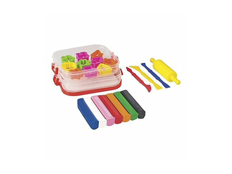 KNORR prandell Boîte de pâte à modeler, 20 pièces