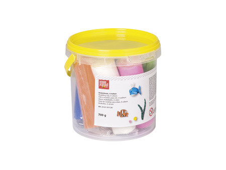 KNORR prandell Set de pâte à modeler, en seau de 700 g