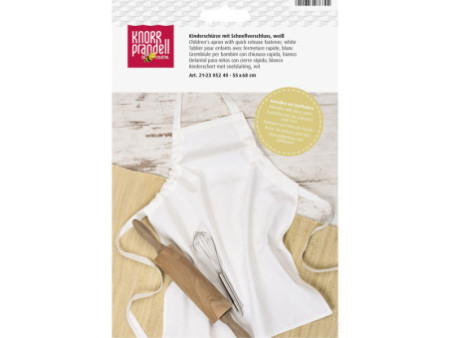 KNORR prandell Tablier en coton pour enfant, blanc