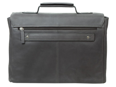 PRIDE&SOUL Sac pour laptop PERCENT, cuir, gris