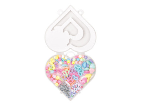 KNORR prandell Mélange de perles / Set bijou 'Coeur', 42 g
