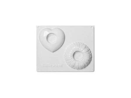 KNORR prandell Moule pour bougeoir, coeur et fleur