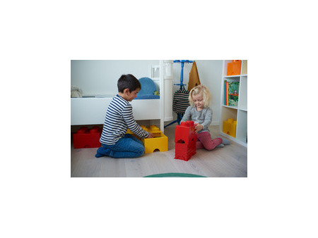 LEGO Brique de rangement STORAGE BRICK 2, 2,6 L, jaune