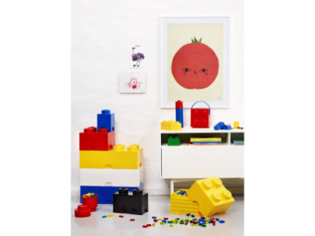 LEGO Brique de rangement STORAGE BRICK 4, 5,7 L, rouge