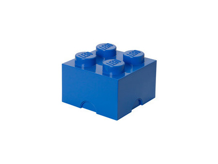 LEGO Brique de rangement STORAGE BRICK 4, 5,7 L, bleu