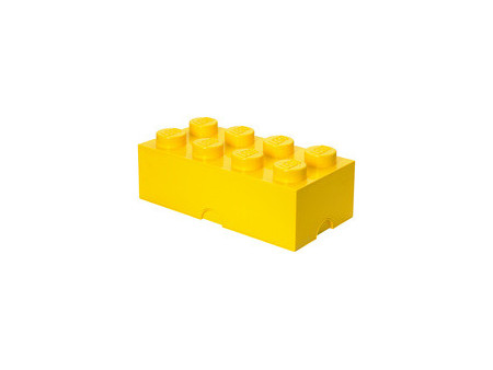 LEGO Brique de rangement STORAGE BRICK 8, 12 L, jaune