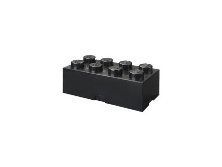 LEGO Brique de rangement STORAGE BRICK 8, 12 L, noir