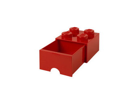 LEGO Brique tiroir STORAGE BRICK DRAWER 4, 1 tiroir, jaune