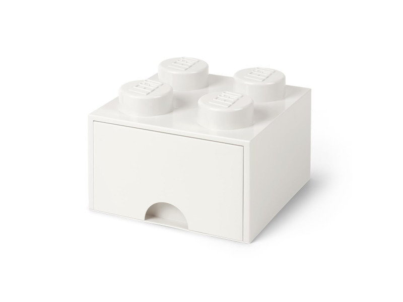 LEGO Brique tiroir STORAGE BRICK DRAWER 4, 1 tiroir, blanc