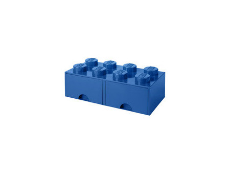 LEGO Brique tiroir STORAGE BRICK DRAWER 8, 2 tiroirs, bleu