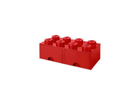 LEGO Brique tiroir STORAGE BRICK DRAWER 8, 2 tiroirs, blanc