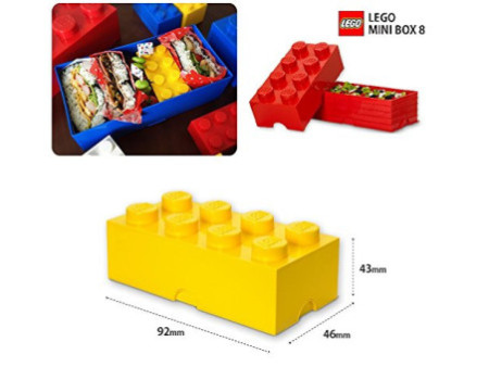 LEGO Boîte à snack MINI BOX 8, 110 ml, noir